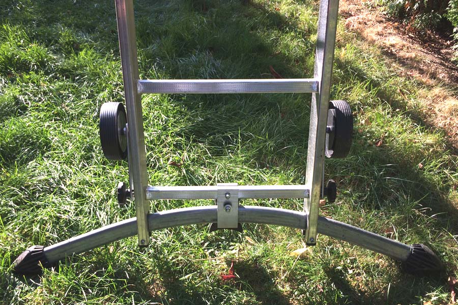 Großer Standfuss einer Aluleiter